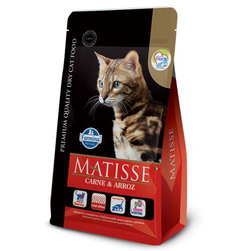 Ração Farmina Matisse Carne e Arroz para Gatos Adultos - 10,1kg