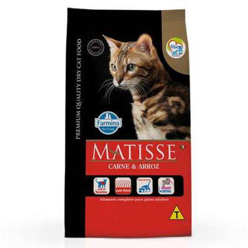 Ração Farmina Matisse Carne e Arroz para Gatos Adultos - 800gr