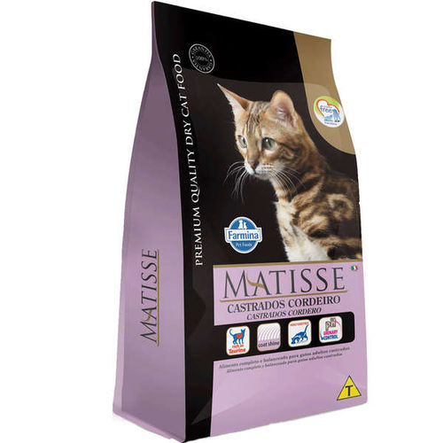 Ração Farmina Matisse Cordeiro para Gatos Adultos Castrados - 2 Kg