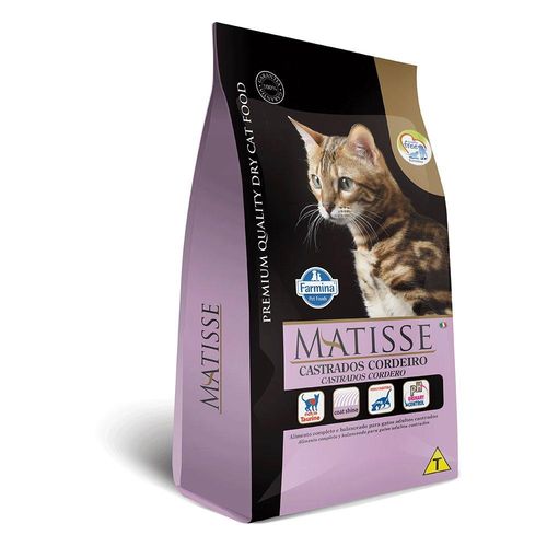 Ração Farmina Matisse Cordeiro para Gatos Adultos Castrados