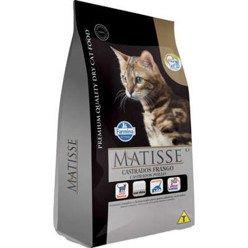 Ração Farmina Matisse Frango para Gatos Adultos Castrados - 800 G