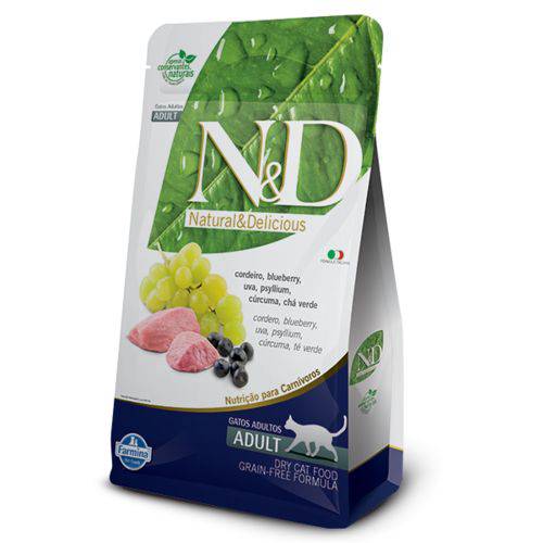 Ração Farmina N&D Grain Free Cordeiro para Gatos Adultos - 1,5Kg