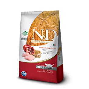 Ração Farmina N&D Low Grain Frango para Gatos Adultos - 1,5 Kg