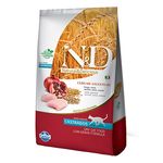 Ração Farmina N&D Low Grain para Gatos Castrados Sabor Frango e Romã - 1,5kg