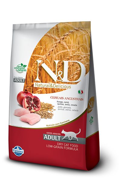 Ração Farmina ND Low Grain Frango para Gatos Adultos - 1,5 Kg - Nd - Low Grain