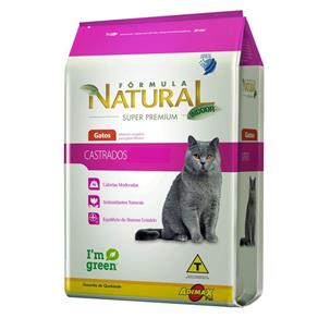 Ração Fórmula Natural Gatos Castrados Adimax Pet - 1kg