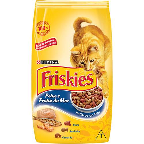 Ração Friskies Peixe e Frutos do Mar 1Kg - Nestlé Purina