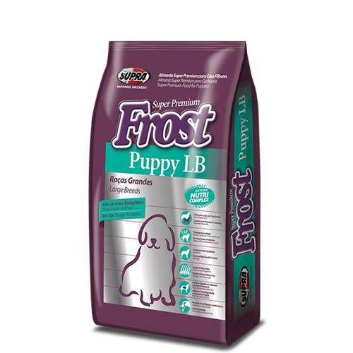 Ração Frost Puppy Lb Cães Filhotes Raças Grandes 15 Kg - Supra