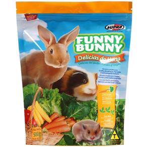 Racao Funny Bunny Delicias da Horta 500 Gr