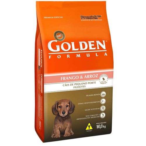 Ração Golden Cães Filhotes Formula Mini Bits Frango – 10,1Kg _ Premier Pet 10,1kg