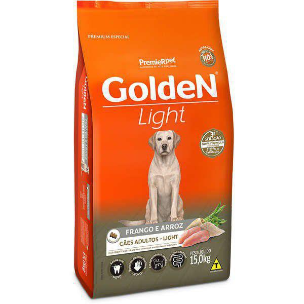 Ração Golden Formula Light para Cães Adultos Sabor Frango e Arroz