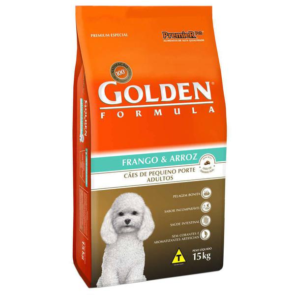Ração Golden Fórmula Mini Bits para Cães Adultos de Pequeno Porte Sabor Frango e Arroz 1kg