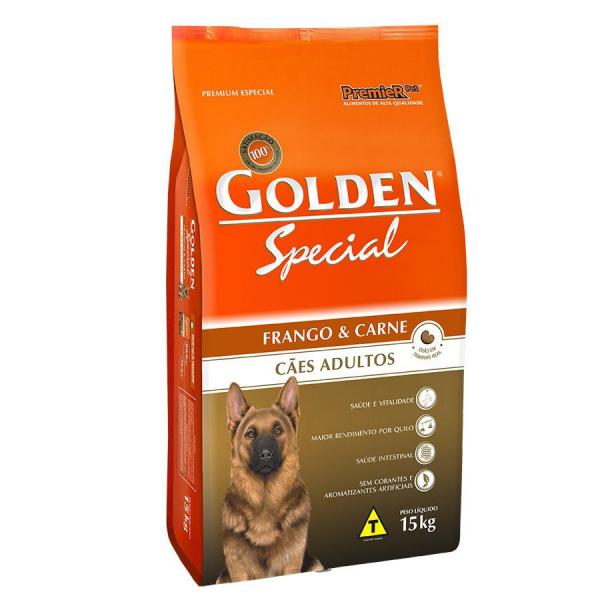 Ração Golden Special Cães Adultos Frango Carne 15 Kg