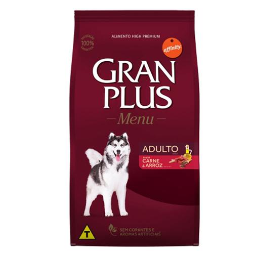 Ração Gran Plus Menu Carne e Arroz para Cães Adultos - 20 Kg
