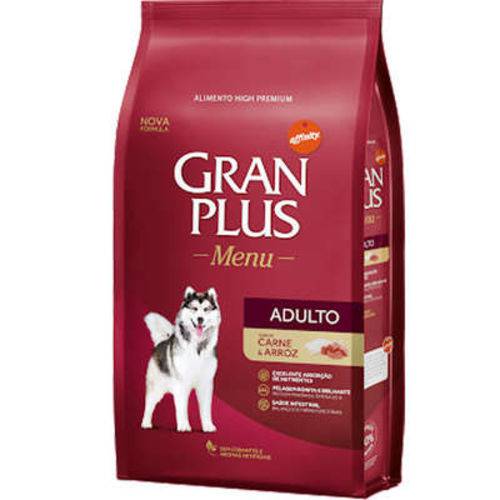 Ração Guabi Gran Plus Menu Carne e Arroz para Cães Adultos - 15 Kg