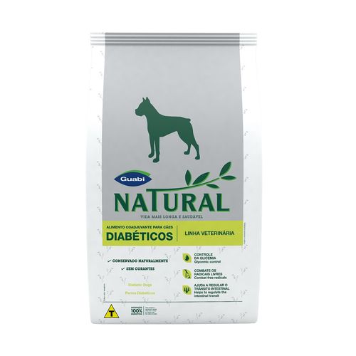 Tudo sobre 'Ração Guabi Natural para Cães Adultos Diabéticos - 10,1kg'