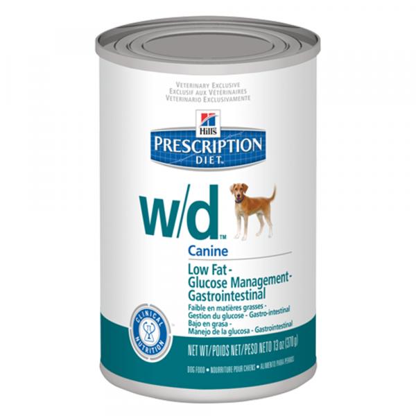 Ração Hills Lata Prescription Diet W/D Canine 370g