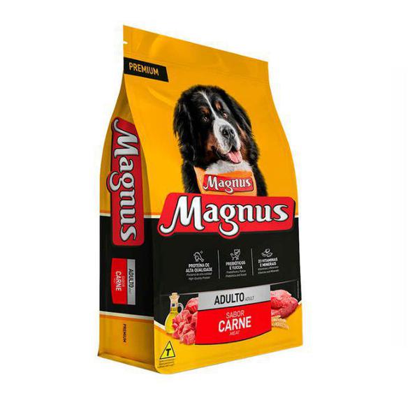 Ração Magnus Premium Cães Adultos Sabor Carne - Adimax