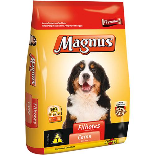Ração Magnus Premium para Cães Filhotes Carne 25kg