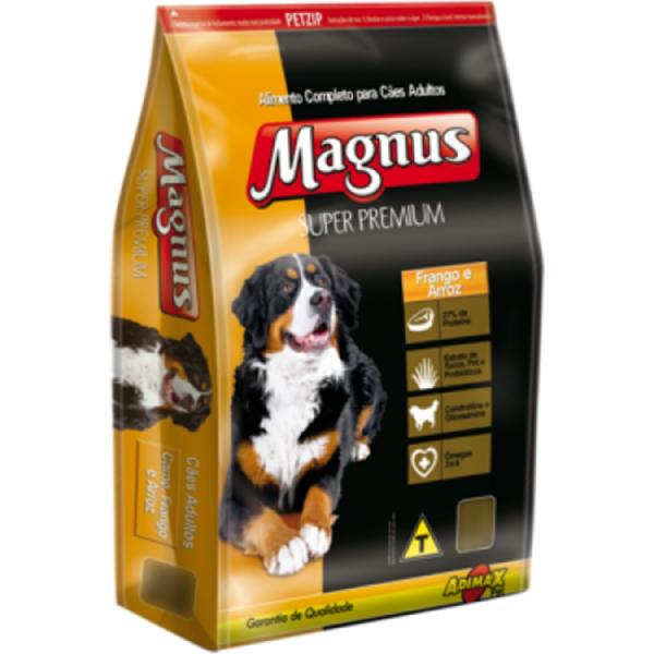 Ração Magnus Super Premium Cães Adultos Frango e Arroz - Adimax Pet