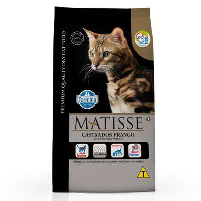Ração Matisse Frango para Gatos Adultos Castrados - 2KG - Farmina