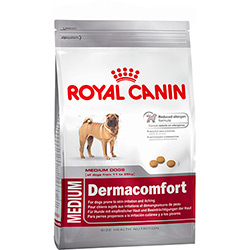 Ração Medium Dermacomfort para Cães Adultos ou Idosos de Raças Médias 2kg - Royal Canin
