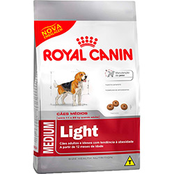 Ração Royal Canin Medium Light para Cães Adultos ou Idosos Obesos de Raças Médias - 3kg