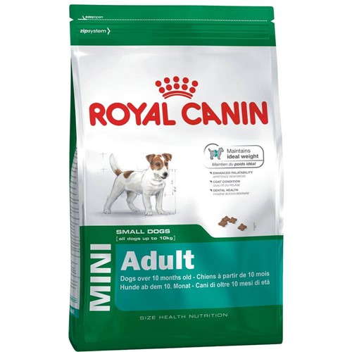 Tamanhos, Medidas e Dimensões do produto Ração Mini Adulto 3kg - Royal Canin