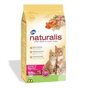 Ração Naturalis Gatos Adultos Frango & Vegetais 1kg