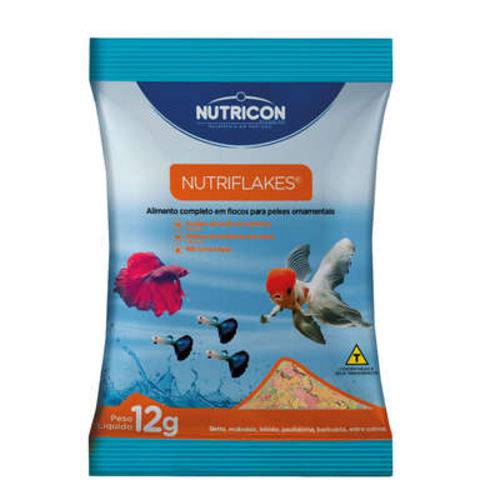 Ração Nutricon Nutriflakes para Peixes - 12 G