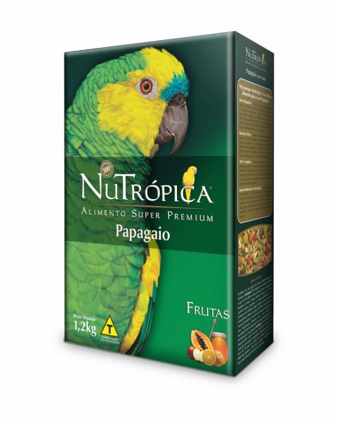 Ração Nutrópica Papagaio com Frutas 1,2 Kg - Nutrópica