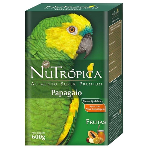 Ração Nutrópica Papagaio com Frutas - 600gr