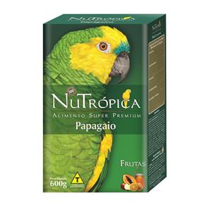 Ração Nutrópica Papagaios com Frutas 600 Gr