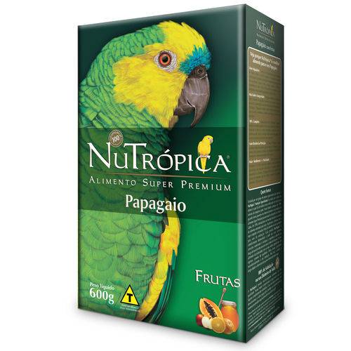 Ração Nutrópica para Papagaio Sabor Frutas - 300g