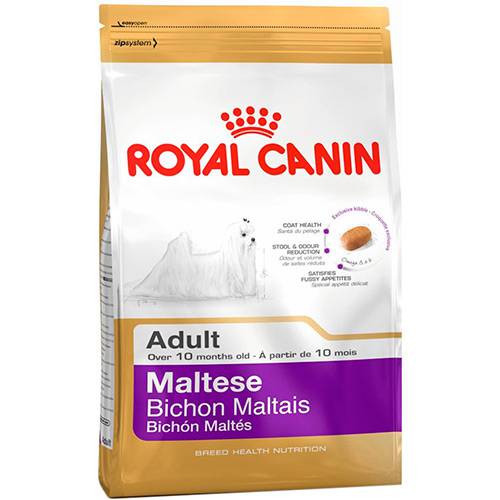 Ração para Cães Adultos da Raça Maltês 1kg - Royal Canin
