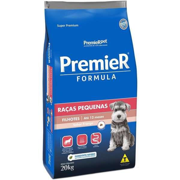Ração para Cães Filhotes Raças Pequenas Frango 20kg - Premier Pet