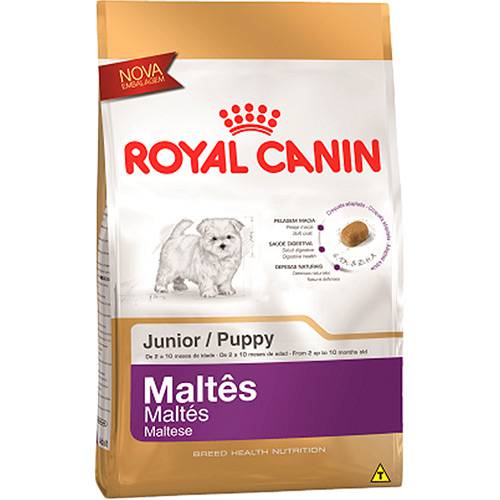 Tamanhos, Medidas e Dimensões do produto Ração para Cão Maltês Júnior 3kg - Royal Canin