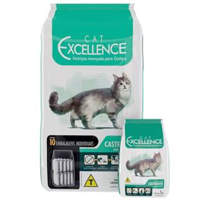 Ração para Gatos Cat Excellence Castrados - 1 Kg