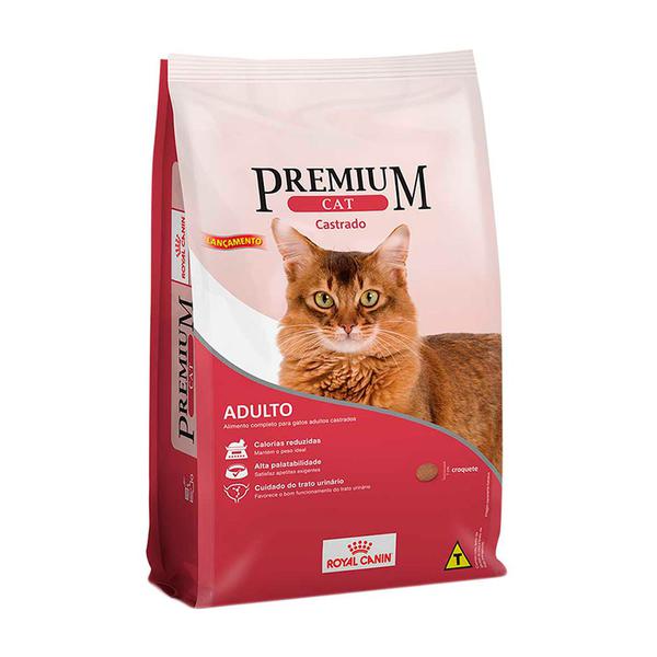 Ração para Gatos Royal Canin Premium Adulto Castrado - Premium Cat