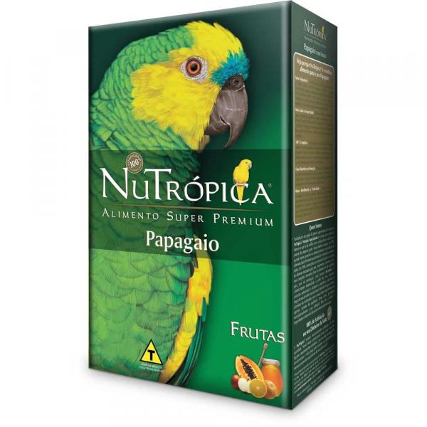 Ração para Papagaio NuTrópica Sabor Frutas-5 Kg - Nutropica