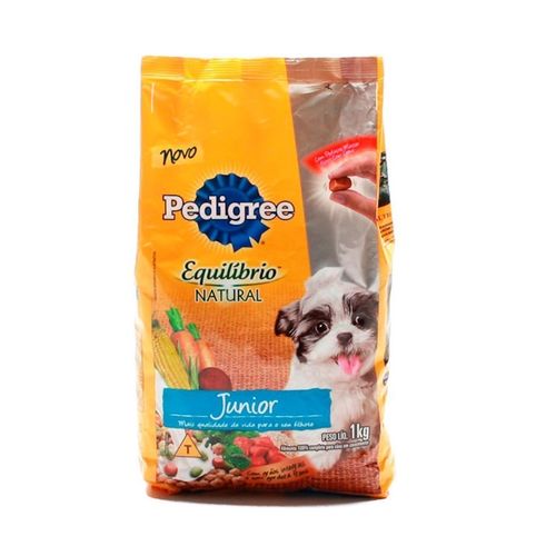 Ração Pedigree Junior - 1Kg _ Equilíbrio Natural 1kg