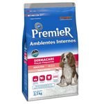 Ração Premier Dermacare Ambientes Internos para Cães Adultos de Raças Pequenas - 2,5kg