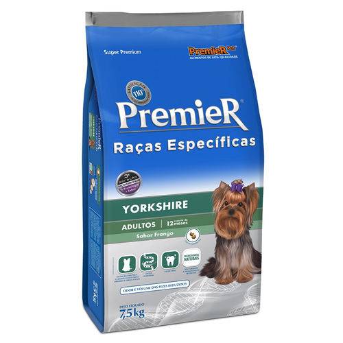 Tudo sobre 'Ração Premier Cães Yorkshire Adulto 7,5kg'