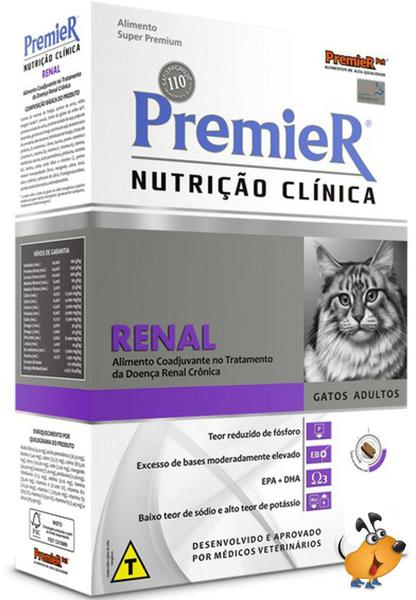 Ração Premier Gatos Nutrição Clínica Renal 500 Gr - PremieR Pet