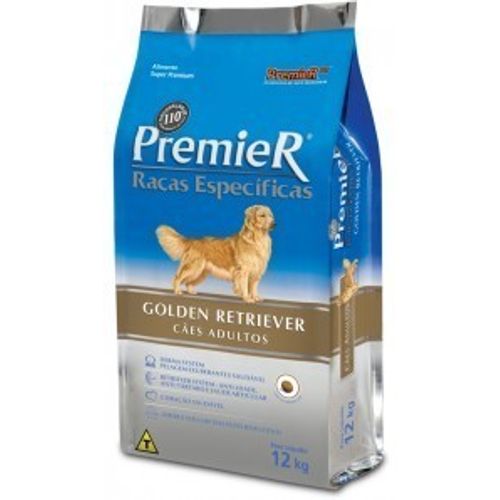 Ração Premier Golden Retriver Cães Adultos -12Kg _ Raças Específicas 12kg