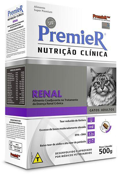 Ração Premier Nutrição Clínica Gatos Renal 500g - Premier Pet