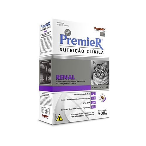 Ração Premier Nutrição Clínica Gatos Renal 500g