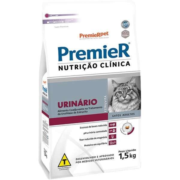 Ração Premier Nutrição Clínica Urinário Gatos Adultos 1,5kg - Outros