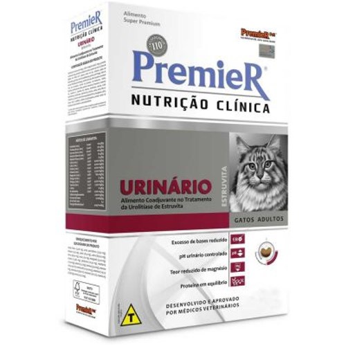 Ração Premier Nutrição Clínica Urinário para Gatos Adultos - 1,5Kg