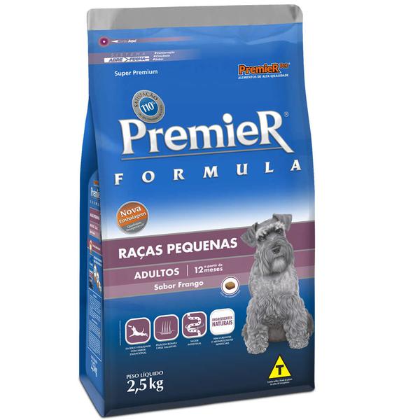 Ração Premier Pet Formula Cães Adultos Raças Pequenas 2,5kg